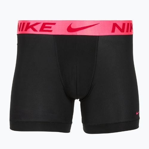 Boxeri pentru bărbați Nike Dri-Fit Essential Micro Boxer Brief 3 pary black hyper pink/uni red/black high shine wb