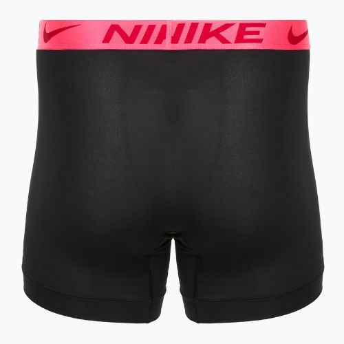 Boxeri pentru bărbați Nike Dri-Fit Essential Micro Boxer Brief 3 pary black hyper pink/uni red/black high shine wb