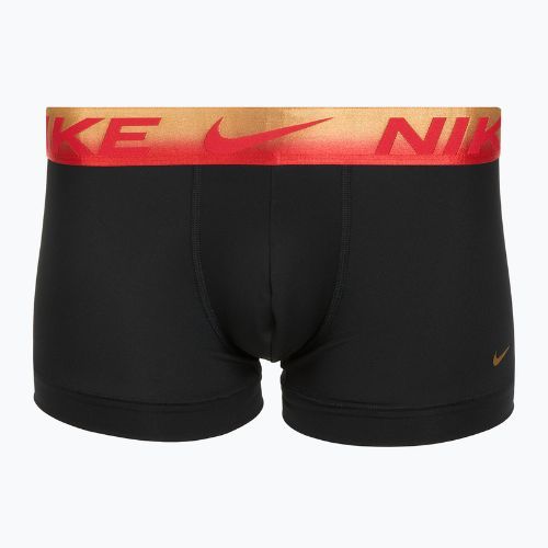 Boxeri pentru bărbați Nike Dri-Fit Essential Micro Trunk 3 pary blk/uni red/blk/uni red metallic gradient wb