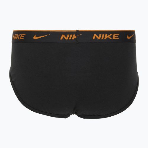 Slip de înot pentru bărbați Nike Everyday Cotton Stretch Brief 3 perechi black light crimson/desert ochre/black wb