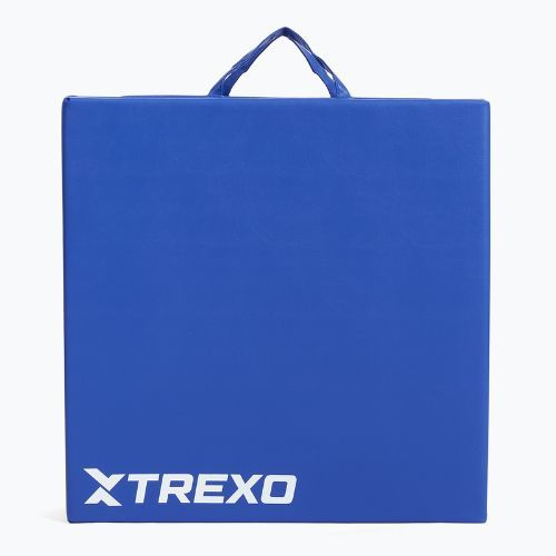 Saltea de gimnastică TREXO pliabilă 180 x  60 x 5 cm  albastră