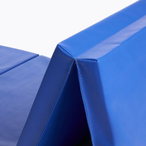 Saltea de gimnastică TREXO pliabilă 195 x 80 x 5 cm albastră