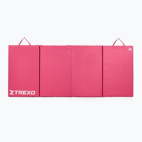 Saltea de gimnastică TREXO pliabilă 195 x 80 x 5 cm roz