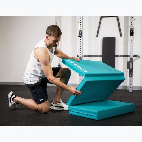 Saltea de gimnastică XTREXO pliabilă 195 x 80 x 5 cm verde
