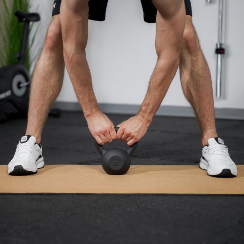 Kettelbell din Fontă TREXO 8kg negru