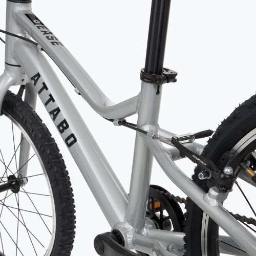Bicicletă pentru copii ATTABO EASE 20" 9,1 kg silver
