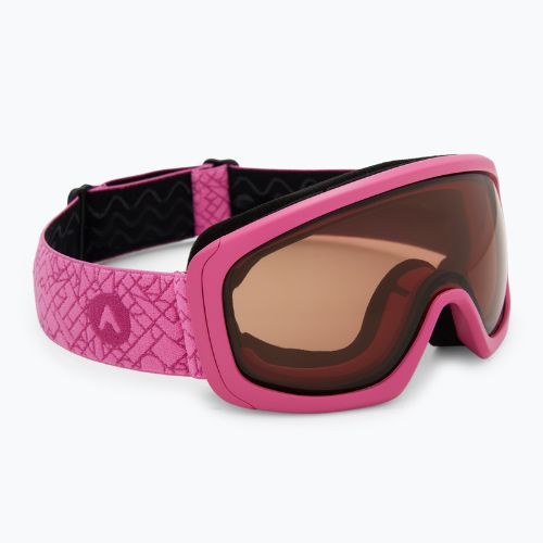 Ochelari de schi pentru copii ATTABO Apik Jr Anti-Fog pink