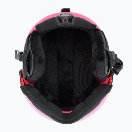 Cască de schi pentru copii ATTABO Avens 2.0 Jr Visor pink