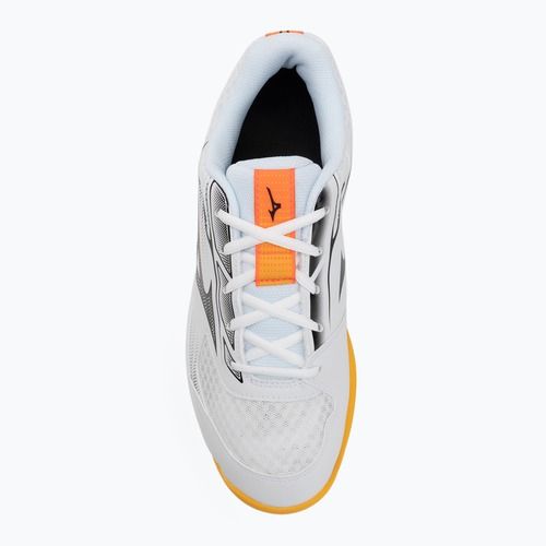 Încălțăminte de volei Mizuno Cyclone Speed 5 white/fiery coral 2/citrus
