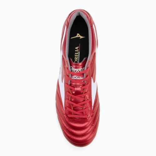 Încălțăminte de fotbal pentru bărbați Mizuno Morelia II Japan Md red/white/black