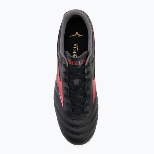 Încălțăminte de fotbal pentru bărbați Mizuno Morelia II Pro FG black/morelia 40th red/black sand