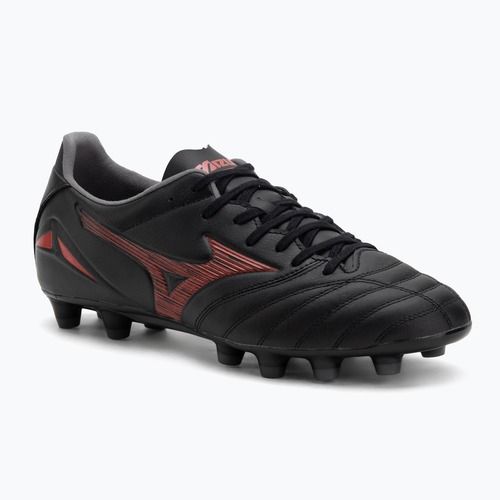 Încălțăminte de fotbal pentru bărbați Mizuno Morelia Neo IV Pro MD black/morelia 40th red/black