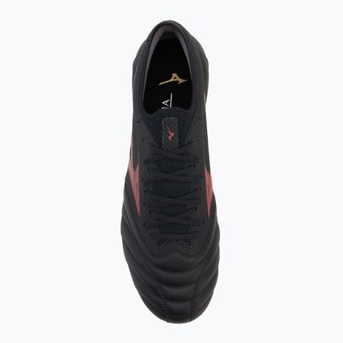 Încălțăminte de fotbal pentru bărbați Mizuno Morelia Neo IV Β Elite MD black/morelia 40th red/black