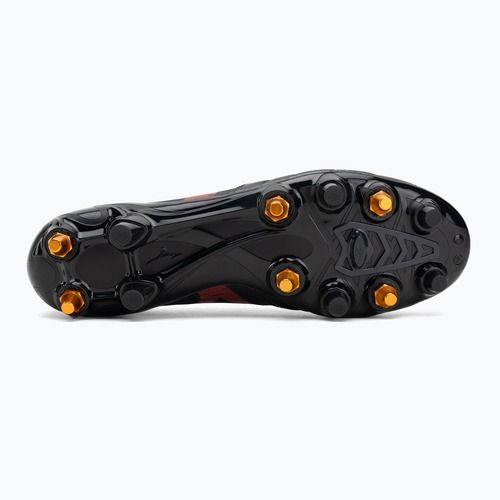 Încălțăminte de fotbal pentru bărbați Mizuno Morelia Neo IV Beta Elite Mix SG black/morelia 40th red/black