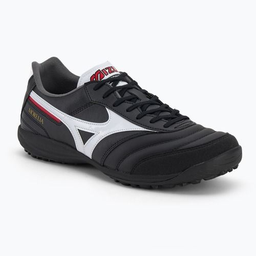 Încălțăminte de fotbal pentru bărbați Mizuno Morelia Sala Elite TF black/white/chinese red