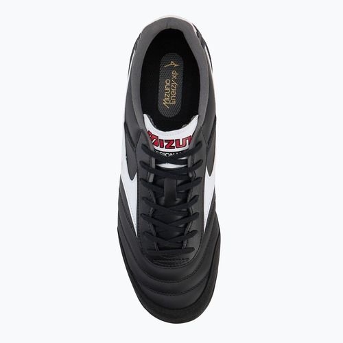 Încălțăminte de fotbal pentru bărbați Mizuno Morelia Sala Elite TF black/white/chinese red