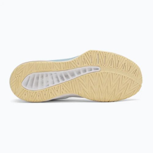 Încălțăminte de volei pentru femei Mizuno Thunder Blade Z white/calypso coral/pale banan