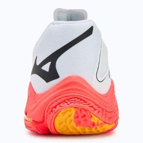 Încălțăminte de volei Mizuno Wave Lightning Z8 white/fiery coral 2/citrus