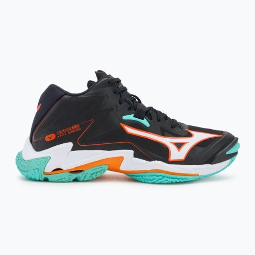 Încălțăminte de volei Mizuno Wave Lightning Z8 Mid black/tangelo/ice green