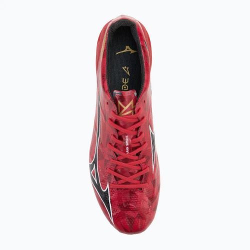 Încălțăminte de fotbal pentru bărbați Mizuno α II Japan Md morelia 40th red/black/gold