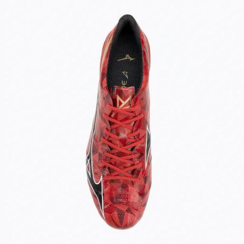 Încălțăminte de fotbal pentru bărbați Mizuno α II Elite Md morelia 40th red/black/gold