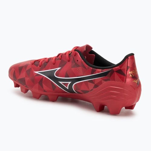 Încălțăminte de fotbal Mizuno α II Select Md morelia 40th red/black/gold