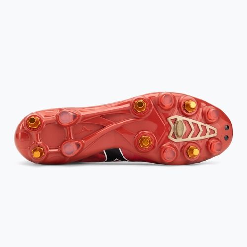 Încălțăminte de fotbal pentru bărbați Mizuno α II Japan Mix morelia 40th red/black/gold