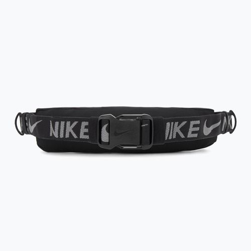 Centură de alergare Nike Slim 4.0 black/black/silver