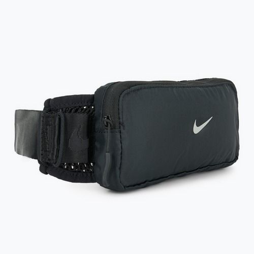 Centură de alergare Nike Tempo black/black/silver