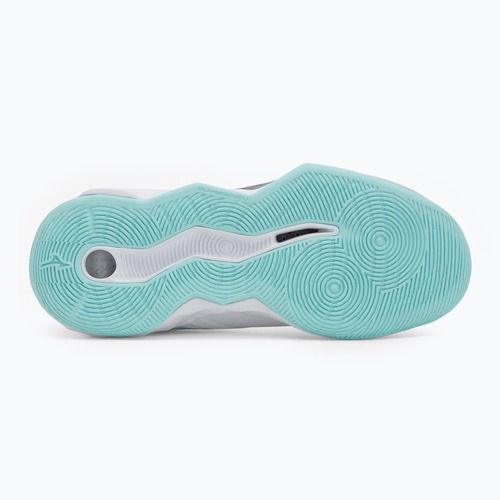 Încălțăminte de volei pentru femei Mizuno Wave Momentum Pro white/blue tint