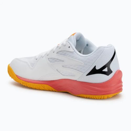 Încălțăminte de volei pentru copii Mizuno Lightning Star Z7 alb/coral aprins 2/citrus