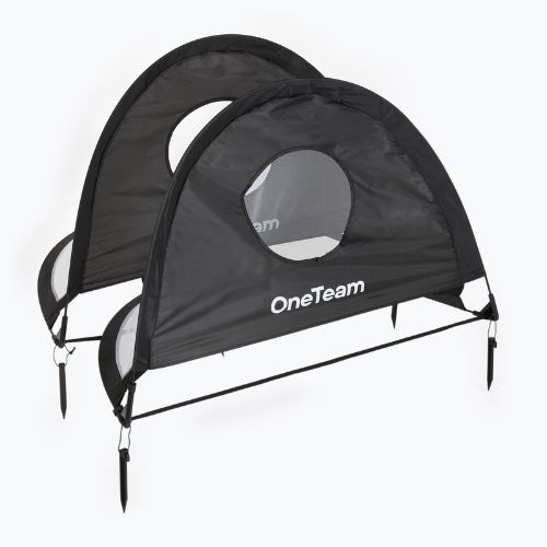 Porți de fotbal OneTeam Aimsie Pop-Up black