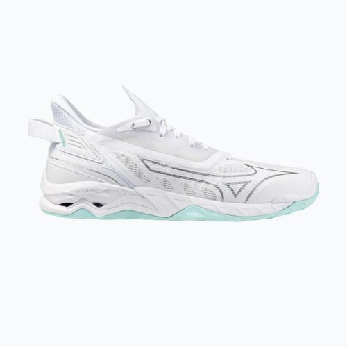 Încălțăminte de handbal pentru femei Mizuno Wave Mirage 5 white/blue tint