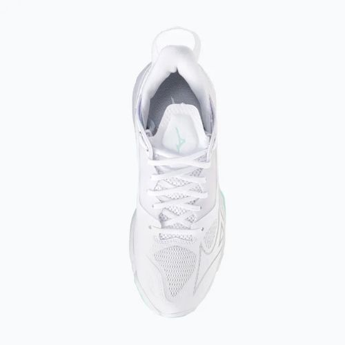 Încălțăminte de handbal pentru femei Mizuno Wave Mirage 5 white/blue tint