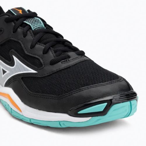 Încălțăminte de handbal Mizuno Wave Phantom 3 black/tangelo/ice green