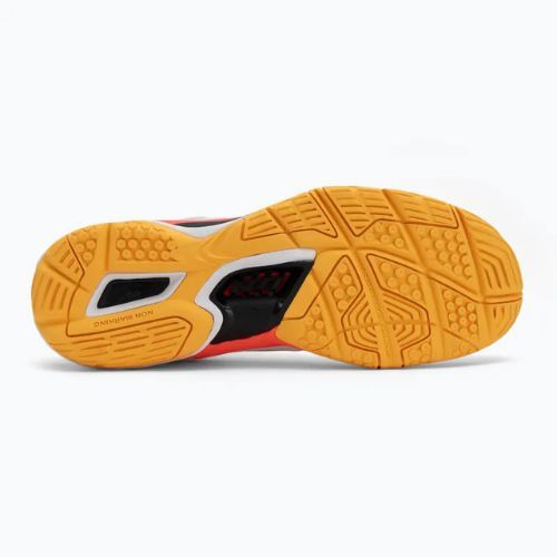 Încălțăminte de handbal Mizuno Wave Phantom 3 white/fiery coral 2/citrus