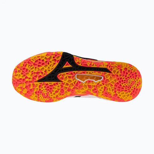 Încălțăminte de handbal Mizuno Wave Stealth Neo 2 white/flery coral 2/citrus