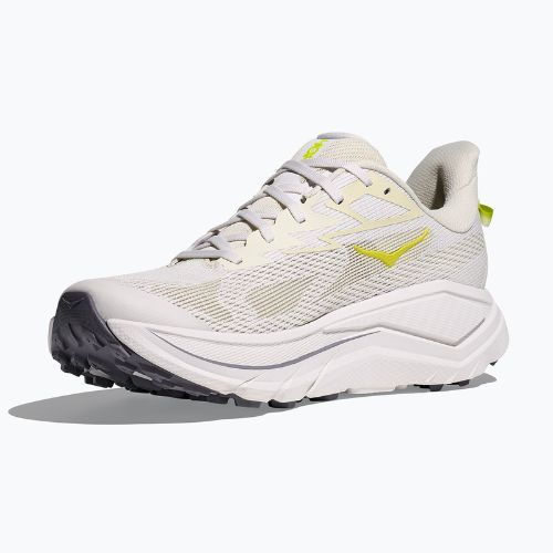 Pantofi de alergare bărbați HOKA Challenger 8 alb/neon hoka citrus