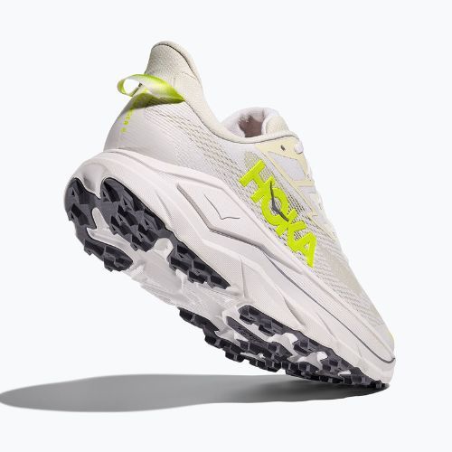 Pantofi de alergare bărbați HOKA Challenger 8 alb/neon hoka citrus