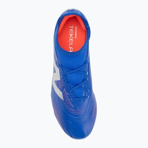 Ghete de fotbal pentru copii New Balance Tekela Team Low JR FG albastru