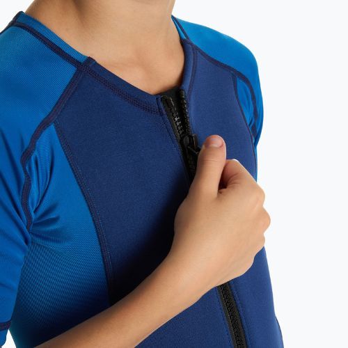 Costum de surfing pentru copii AQUASTIC din neopren 1.5 mm WAVEY albastru