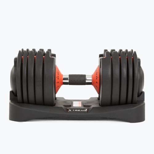 Ganteră reglabilă XTREXO 24kg EVO black