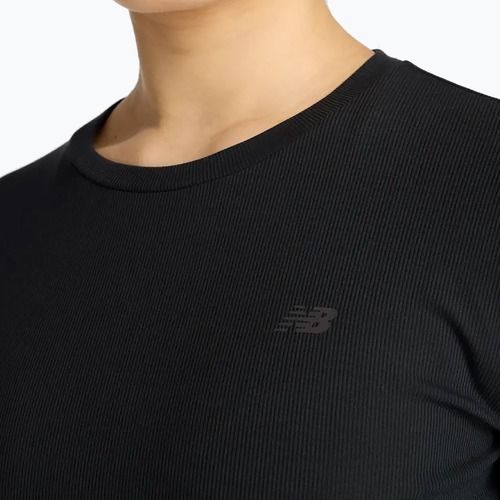 Bluză cu mânecă lungă pentru femei New Balance Micro-Rib negru