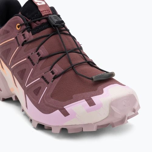 Pantofi de alergare damă Salomon Speedcross 6 catawba grape/papaya/deauville mauve