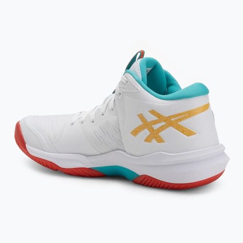 Încălțăminte de volei pentru femei Asics Sky Elite FF MT 3 alb/sticlă de mare