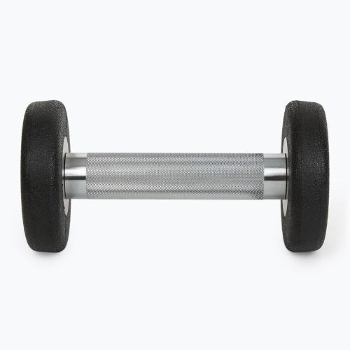 Gantera din fontă cauciucată XTREXO Pro 2 kg black