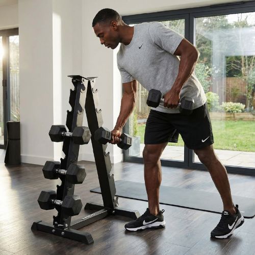 Suport pentru gantere XTREXO black