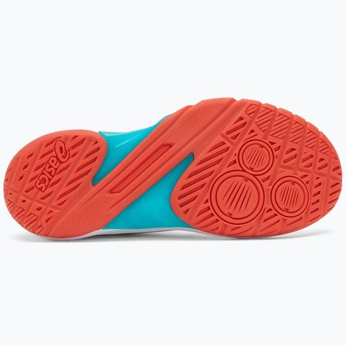 Încălțăminte de volei pentru femei ASICS Powerbreak FF alb/sticlă de mare