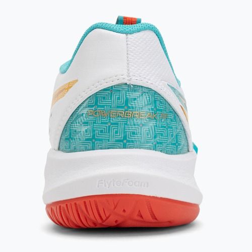 Încălțăminte de volei pentru femei ASICS Powerbreak FF alb/sticlă de mare