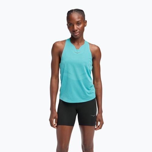 Tricou de alergare damă HOKA Race Day Singlet cielo blue
